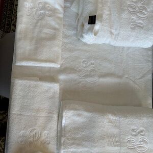 RALPH LAUREN EGYPTIAN COTTON WHITE TOWEL SET